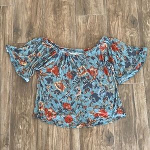ONEILL OFF THE SHOULDER SHIRT SIZE LARGE
